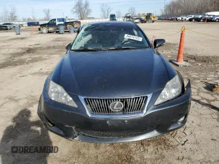 2010 Lexus IS 350 with VIN JTHBE5C23A5024803, listed as a Copart auction lot 44814125 with Not Provided miles and Salvage Title. Bid and sale history available at DreamBid. Image 5.