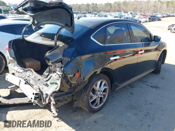 2015 Nissan Sentra SV with VIN 3N1AB7AP0FY341466, listed as a IAAI auction lot 41773483 with 105,312 mi miles and . Bid and sale history available at DreamBid. Image 4.