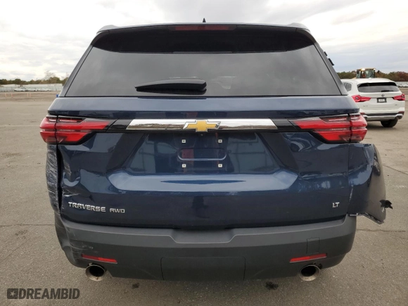 2023 Chevrolet Traverse LT Cloth with VIN 1GNEVGKW8PJ162858, listed as a Copart auction lot 41449485 with 11,545 mi miles and Non Repairable. Bid and sale history available at carsss.com. Image 6.