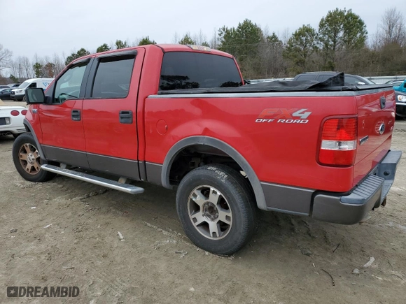 2004 Ford F-150 XLT with VIN 1FTPW14504KD30921, listed as a Copart auction lot 44885195 with 187,237 mi miles and Salvage Title. Bid and sale history available at carsss.com. Image 2.