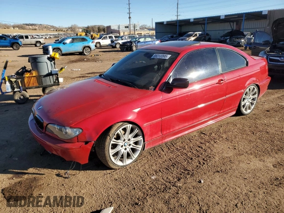 2004 BMW 3 Series 330Ci with VIN WBABD53434PD97550, listed as a Copart auction lot 88313395 with 174,839 mi miles and Salvage Title. Bid and sale history available at carsss.com. Image 1.
