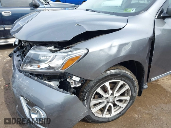 2015 Nissan Pathfinder SL with VIN 5N1AR2MM3FC654531, listed as a IAAI auction lot 41715163 with 160,808 mi miles and . Bid and sale history available at DreamBid. Image 18.