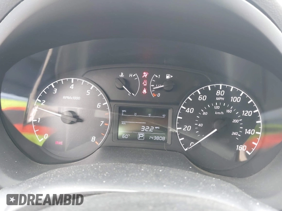 2014 Nissan Sentra S with VIN 3N1AB7AP9EY325863, listed as a IAAI auction lot 42045975 with 143,808 mi miles and . Bid and sale history available at DreamBid. Image 7.