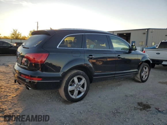 2013 Audi Q7 3.0L TDI Premium Plus with VIN WA1LMAFE5DD009800, listed as a Copart auction lot 80018364 with 127,955 mi miles and Clean Title. Bid and sale history available at carsss.com. Image 3.