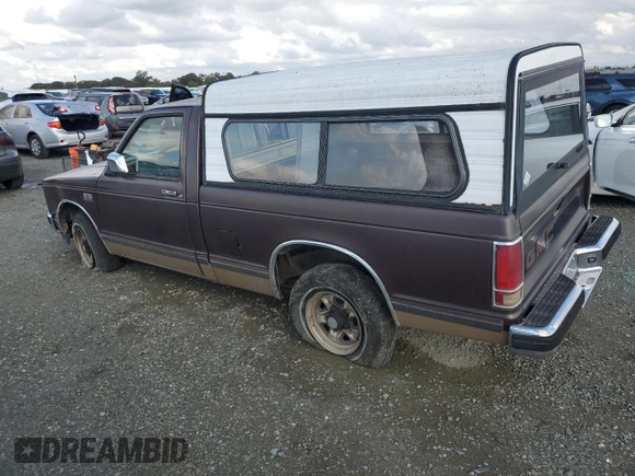 1989 GMC Sonoma with VIN 1GTCS14Z2K8529766, listed as a Copart auction lot 78939124 with 101,995 mi miles and Salvage Title. Bid and sale history available at carsss.com. Image 2.