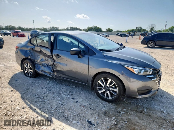 2024 Nissan Versa S with VIN 3N1CN8DV4RL895062, listed as a Copart auction lot 61569345 with 7,170 mi miles and Salvage title. Bid and sale history available at DreamBid. Image 4.