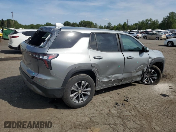 2025 Chevrolet Equinox FWD LT with VIN 3GNAXHEG1SL205294, listed as a Copart auction lot 54738255 with 6,029 mi miles and Clean Title. Bid and sale history available at DreamBid. Image 3.