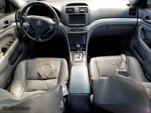 2007 Acura TSX Navi with VIN JH4CL96997C014372, listed as a Copart auction lot 48029165 with 216,550 mi miles and Salvage Title. Bid and sale history available at carsss.com. Image 8.