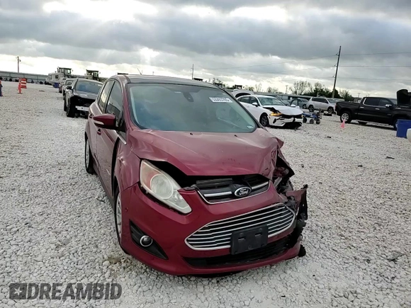 2013 Ford C-Max SEL with VIN 1FADP5BU3DL550877, listed as a Copart auction lot 53393705 with 184,879 mi miles and Salvage Title. Bid and sale history available at carsss.com. Image 12.
