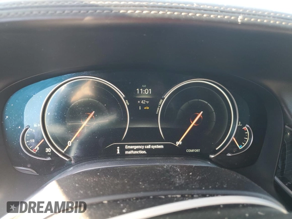 2018 BMW 7 Series 740i with VIN WBA7E2C54JG742085, listed as a Copart auction lot 80887894 with 0 mi miles and Salvage Title. Bid and sale history available at carsss.com. Image 9.