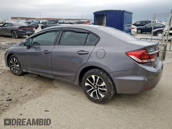 2015 Honda Civic EX with VIN 19XFB2F85FE235913, listed as a Copart auction lot 51538205 with 126,047 mi miles and Salvage Title. Bid and sale history available at DreamBid. Image 2.