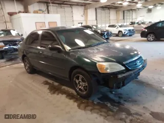 2002 Honda Civic LX with VIN 2HGES16612H595748, listed as a IAAI auction lot 41356181 with 299,899 mi miles. Bid and sale history available at carsss.com. Image 1.