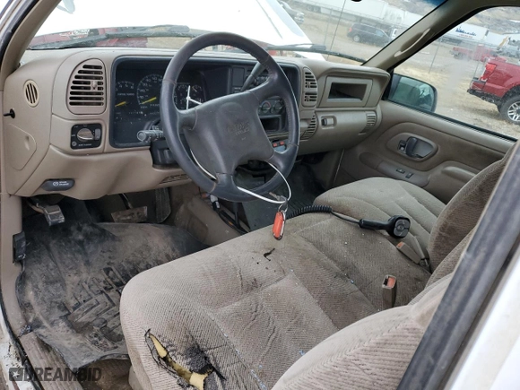 2000 GMC Sierra 2500 with VIN 1GTGK29R4YF479120, listed as a Copart auction lot 41454575 with 207,166 mi miles and Salvage Title. Bid and sale history available at carsss.com. Image 8.