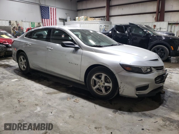 2016 Chevrolet Malibu LS with VIN 1G1ZB5ST6GF235086, listed as a Copart auction lot 41852175 with 63,377 mi miles and Salvage Title. Bid and sale history available at DreamBid. Image 4.