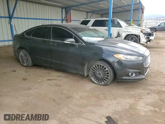 2014 Ford Fusion Titanium with VIN 3FA6P0K91ER276850, listed as a Copart auction lot 52452995 with 0 mi miles and Salvage Title. Bid and sale history available at carsss.com. Image 10.