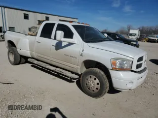 2006 Dodge 3500 SLT с VIN 3D7MX48C86G164397, выставлен на аукционе Copart как лот 47233485 с пробегом 167 605 миль миль и Списание • Salvage title. История ставок и продаж доступна на DreamBid. Изображение 4.