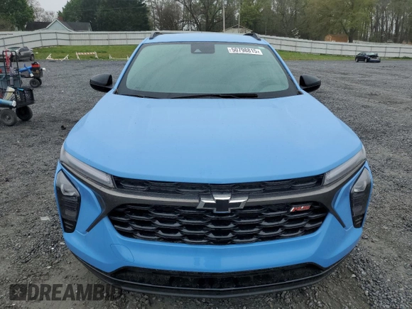 2024 Chevrolet Trax 2RS with VIN KL77LJE25RC206297, listed as a Copart auction lot 50798815 with 5,754 mi miles and Salvage Title. Bid and sale history available at DreamBid. Image 5.