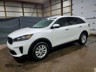 2019 Kia Sorento LX V6 with VIN 5XYPG4A54KG509565, listed as a Copart auction lot 48683945 with 114,078 mi miles and Clean Title. Bid and sale history available at carsss.com. Image 1.