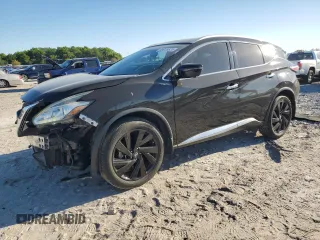 2017 Nissan Murano Platinum with VIN 5N1AZ2MG2HN129722, listed as a Copart auction lot 49910825 with 94,049 mi miles and Salvage Title. Bid and sale history available at carsss.com. Image 1.