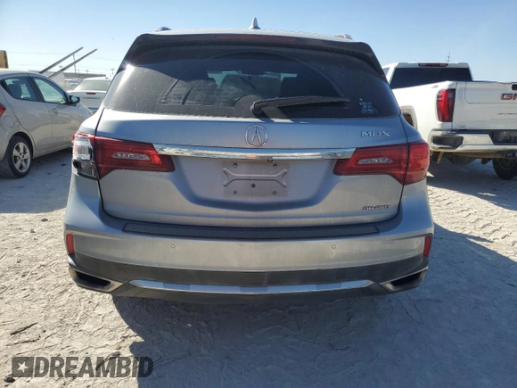 2017 Acura MDX w/Advance Pkg with VIN 5FRYD4H83HB002409, listed as a Copart auction lot 46535175 with 60,819 mi miles and Salvage Title. Bid and sale history available at carsss.com. Image 6.