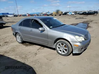 2007 Mercedes-Benz C 280 Luxury with VIN WDBRF54H37F856160, listed as a Copart auction lot 52086485 with 270,376 mi miles and Salvage title. Bid and sale history available at DreamBid. Image 4.