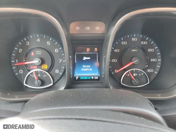 2013 Chevrolet Malibu LT with VIN 1G11E5SA5DF228760, listed as a Copart auction lot 49577344 with 104,386 mi miles and Salvage Title. Bid and sale history available at carsss.com. Image 9.