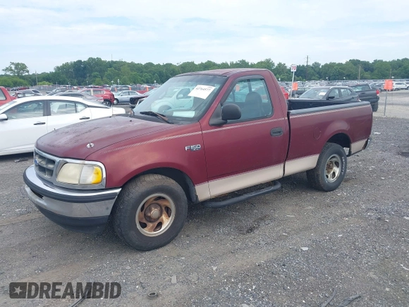 1997 Ford F-150 with VIN 1FTDF1720VNB30982, listed as a IAAI auction lot 42764577 with 296,424 mi miles and . Bid and sale history available at DreamBid. Image 2.