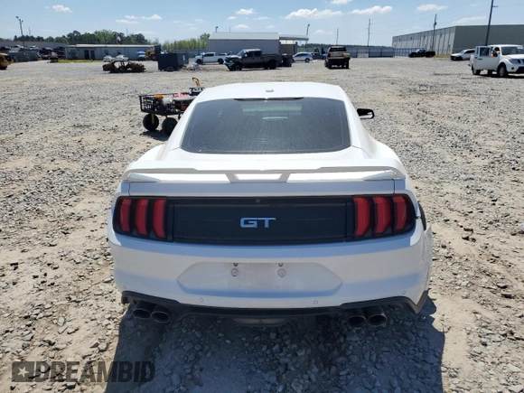 2019 Ford Mustang GT with VIN 1FA6P8CF0K5166163, listed as a Copart auction lot 51006725 with 34,748 mi miles and Salvage title. Bid and sale history available at DreamBid. Image 6.