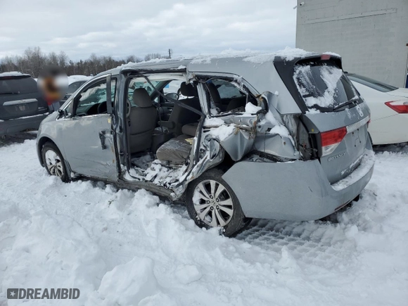 2016 Honda Odyssey EX with VIN 5FNRL5H4XGB509351, listed as a Copart auction lot 44226705 with 0 mi miles and Salvage Title. Bid and sale history available at carsss.com. Image 2.