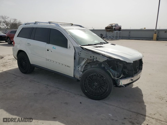 2011 Mercedes-Benz GL-Class GL 450 with VIN 4JGBF7BE3BA743981, listed as a Copart auction lot 47659145 with 124,837 mi miles and Salvage Title. Bid and sale history available at carsss.com. Image 4.