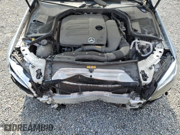 2021 Mercedes-Benz C 300 with VIN W1KWF8DB8MR638345, listed as a Copart auction lot 55027915 with 43,623 mi miles and Clean Title. Bid and sale history available at DreamBid. Image 11.
