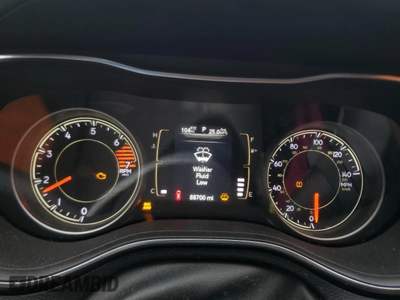 2020 Jeep Cherokee Latitude Plus with VIN 1C4PJMLB1LD655703, listed as a Copart auction lot 59983265 with 88,700 mi miles and Salvage title. Bid and sale history available at DreamBid. Image 9.