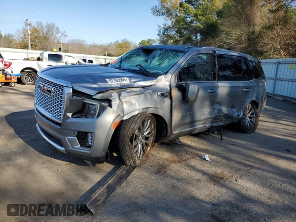2024 GMC Yukon Denali with VIN 1GKS2DKL4RR123136, listed as a Copart auction lot 87199564 with 17,796 mi miles and Salvage Title. Bid and sale history available at carsss.com. Image 1.