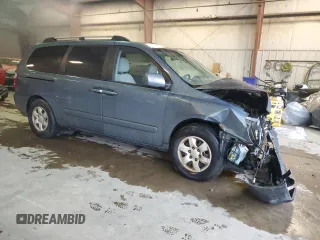 2006 Kia Sedona LX with VIN KNDMB233666079693, listed as a Copart auction lot 44993745 with 187,600 mi miles and Salvage Title. Bid and sale history available at carsss.com. Image 4.