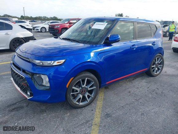 2020 Kia Soul GT-Line with VIN KNDJ63AU4L7084180, listed as a IAAI auction lot 40880083 with 20,927 mi miles. Bid and sale history available at carsss.com. Image 18.