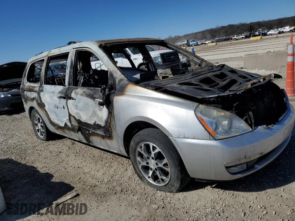 2014 Kia Sedona EX with VIN KNDMH4C7XE6584728, listed as a Copart auction lot 44477884 with 0 mi miles and Non Repairable. Bid and sale history available at carsss.com. Image 4.