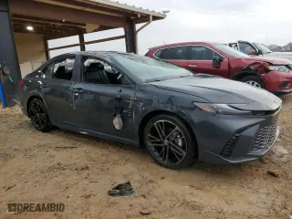 2025 Toyota Camry LE with VIN 4T1DAACK1SU037583, listed as a Copart auction lot 43454135 with 4,700 mi miles and Salvage Title. Bid and sale history available at carsss.com. Image 4.