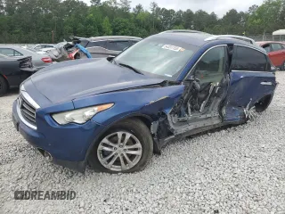 2013 Infiniti FX with VIN JN8CS1MW3DM174322, listed as a Copart auction lot 54331155 with Not provided miles and Salvage title. Bid and sale history available at DreamBid. Image 1.