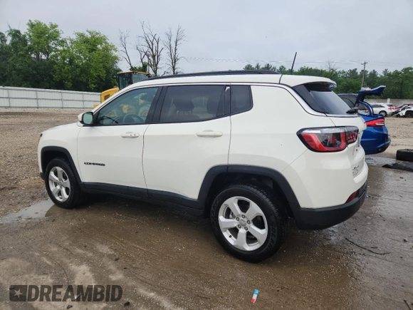 2018 Jeep Compass Latitude z VIN 3C4NJDBB2JT180742, wystawiony jako Copart lot #62355465 z przebiegiem 63 603 mil mil oraz Czysty tytuł • Clean title. Historia ofert i sprzedaży dostępna na DreamBid. Obrazek 2.