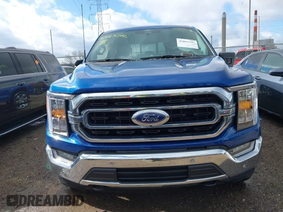 2022 Ford F-150 XL with VIN 1FTFW1E57NKD19877, listed as a IAAI auction lot 42063242 with 41,983 mi miles and . Bid and sale history available at DreamBid. Image 12.