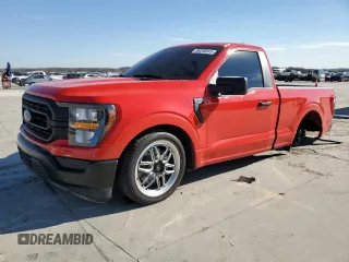 2023 Ford F-150 XL with VIN 1FTMF1C59PKE73620, listed as a Copart auction lot 88289545 with 10,935 mi miles and Salvage Title. Bid and sale history available at carsss.com. Image 1.