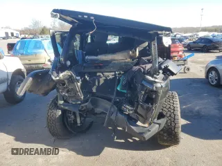 2022 Jeep Wrangler Unlimited Sport with VIN 1C4HJXDG6NW144897, listed as a Copart auction lot 83474284 with Not Provided miles and Salvage Title. Bid and sale history available at DreamBid. Image 6.