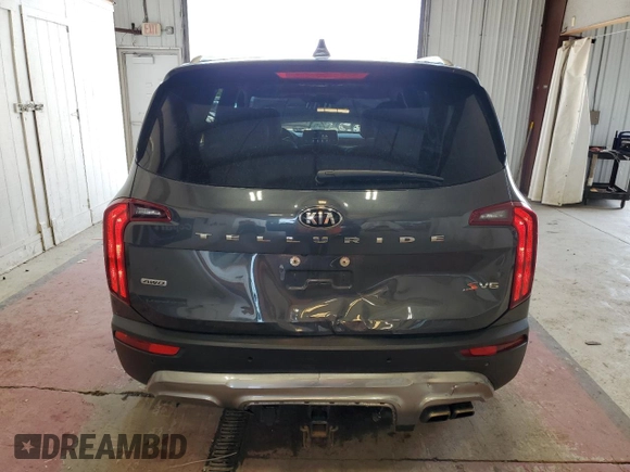 2021 Kia Telluride S with VIN 5XYP6DHC4MG186371, listed as a Copart auction lot 62132095 with 56,513 mi miles and Salvage title. Bid and sale history available at DreamBid. Image 6.