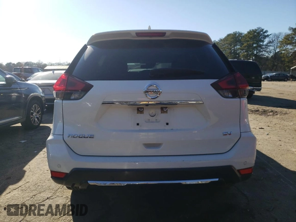 2020 Nissan Rogue SV with VIN KNMAT2MT8LP507493, listed as a Copart auction lot 46482195 with 164,576 mi miles and Salvage title. Bid and sale history available at DreamBid. Image 6.