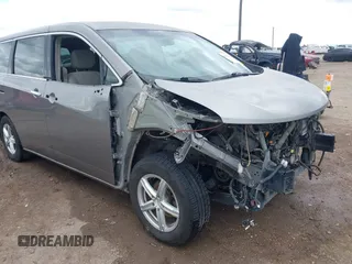 2013 Nissan Quest LE with VIN JN8AE2KP1D9067840, listed as a IAAI auction lot 41073391 with 219,804 mi miles. Bid and sale history available at carsss.com. Image 6.