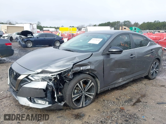 2020 Nissan Sentra SR with VIN 3N1AB8DV0LY220013, listed as a IAAI auction lot 41576242 with 79,997 mi miles and . Bid and sale history available at DreamBid. Image 6.