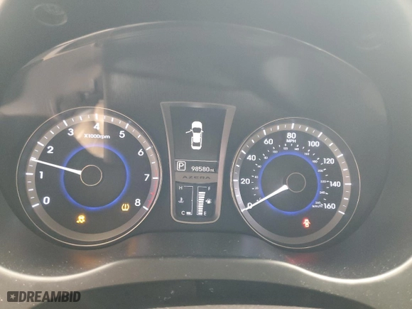 2013 Hyundai Azera with VIN KMHFH4JG9DA251536, listed as a Copart auction lot 49265885 with 98,580 mi miles and Salvage Title. Bid and sale history available at carsss.com. Image 9.
