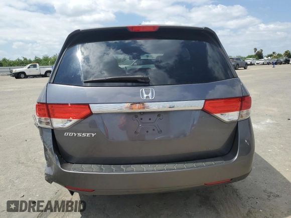2016 Honda Odyssey EX-L with VIN 5FNRL5H61GB029782, listed as a Copart auction lot 53917895 with 139,630 mi miles and Salvage Title. Bid and sale history available at carsss.com. Image 6.