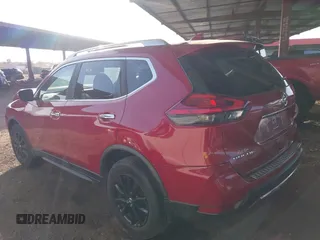 2017 Nissan Rogue SL with VIN JN8AT2MVXHW265390, listed as a IAAI auction lot 41563146 with 104,640 mi miles. Bid and sale history available at carsss.com. Image 3.
