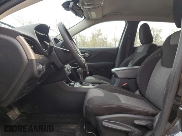 2016 Jeep Cherokee Sport with VIN 1C4PJMAB5GW204772, listed as a Copart auction lot 53830525 with 95,278 mi miles and Salvage Title. Bid and sale history available at carsss.com. Image 7.